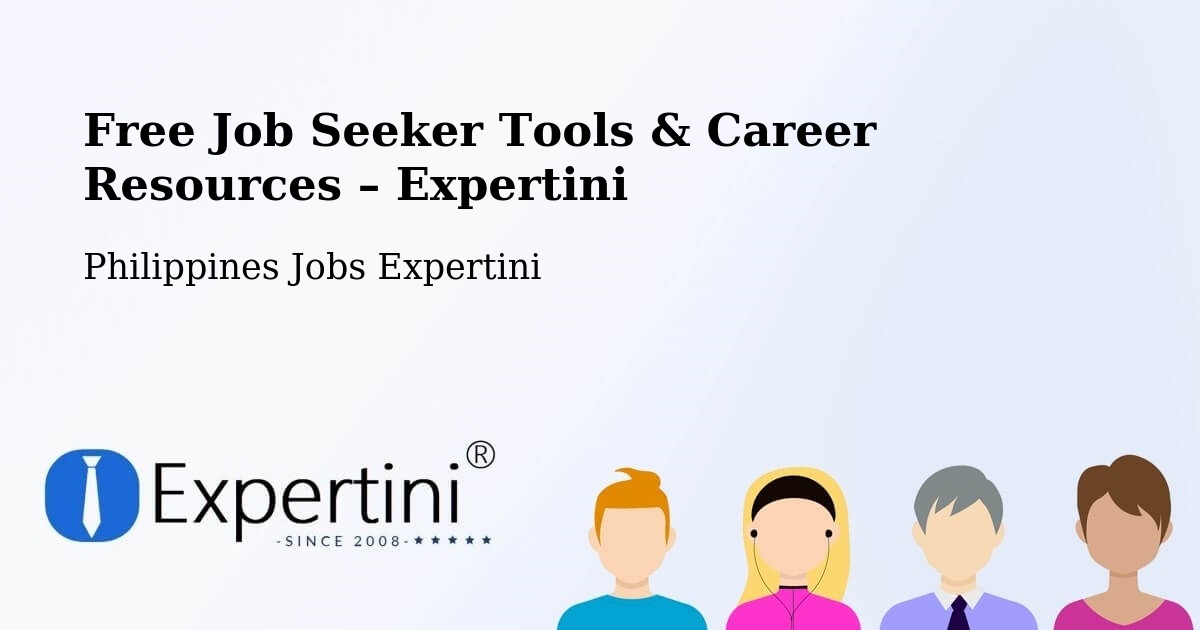 Free Job Seeker Tools & Career Resources – Pangapisan - Pangapisan, Philippines Jobs Expertini