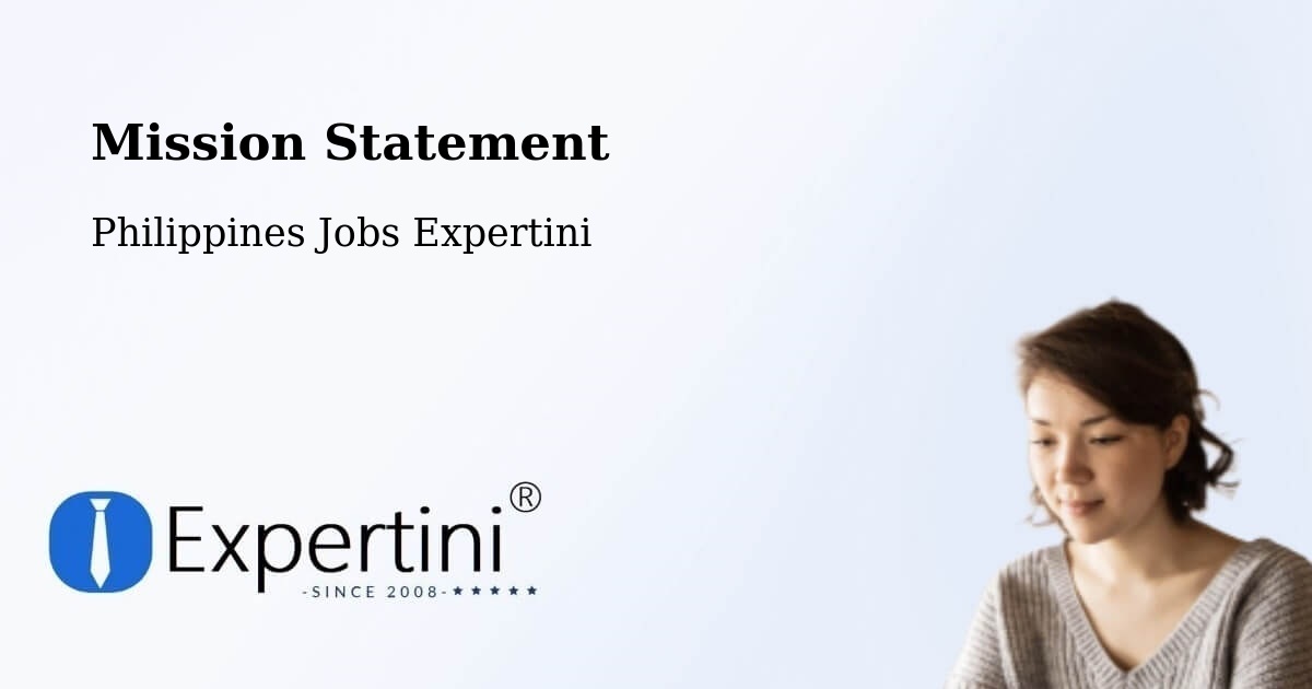 Corporate Mission – Pangapisan - Philippines Jobs Expertini